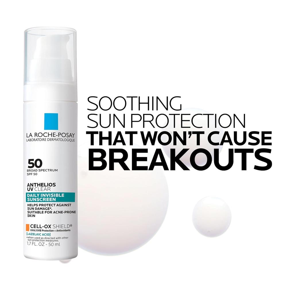 SET LA ROCHE-POSAY EFFACLAR ANTIACNÉ ANTHELIOS UV SPF 50 - 40 ML + EFFACLAR ÁCIDO SALICÍLICO 30 ML - 6