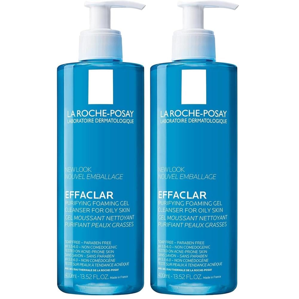PACK 2 LA ROCHE-POSAY EFFACLAR GEL LIMPIADOR PURIFICANTE 13.5 OZ / 400 ML - 1