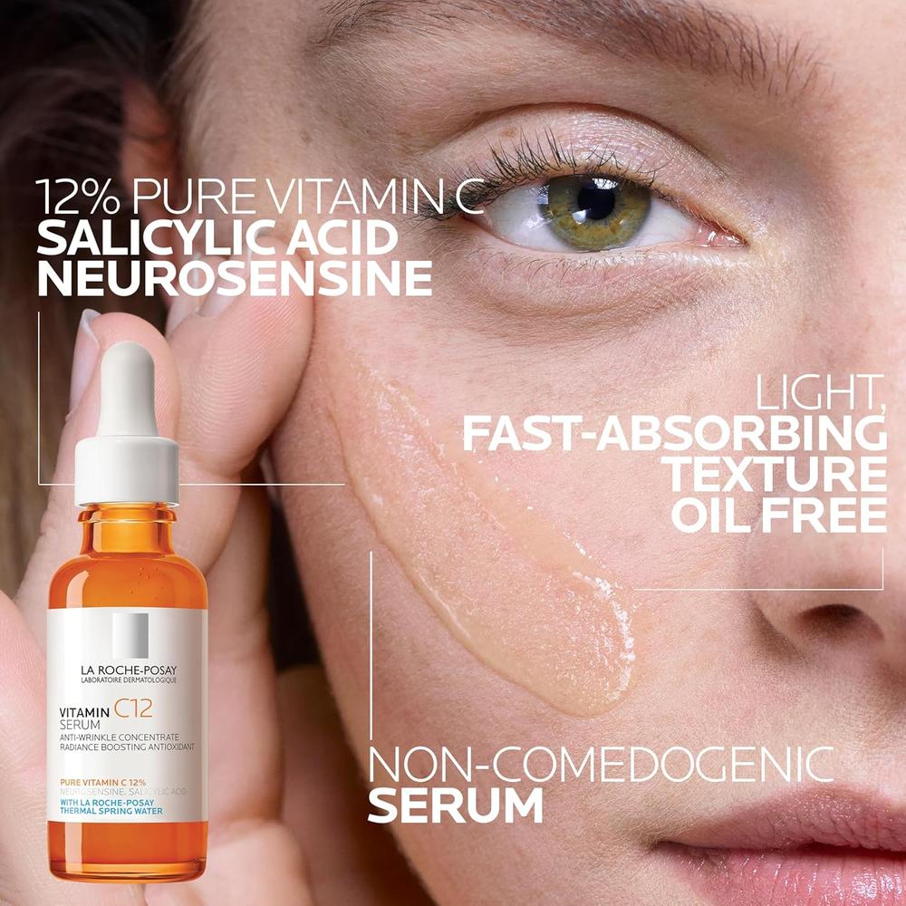 SET LA ROCHE-POSAY HYALU B5 SÉRUM ÁCIDO HIALURÓNICO 30 ML + SÉRUM VITAMIN C12 30 ML - 3