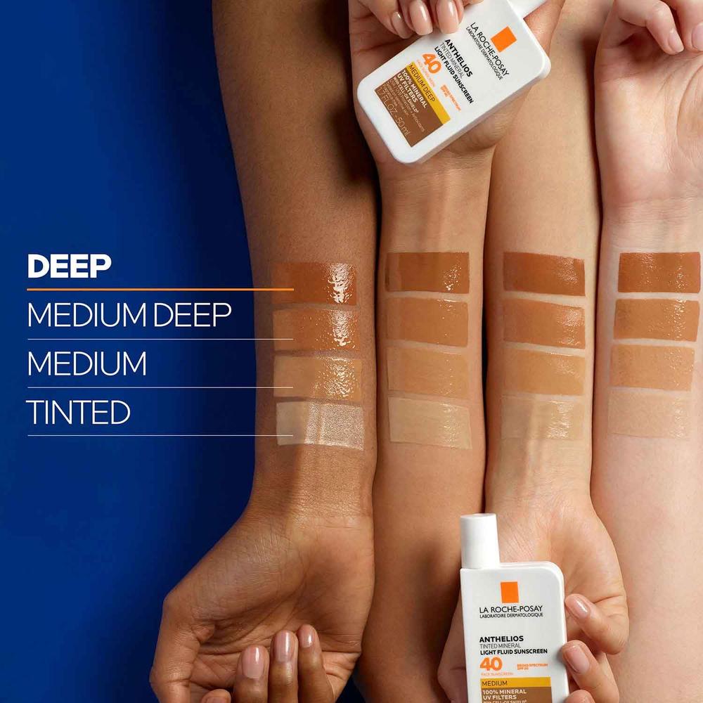 PROTECTOR SOLAR FACIAL FLUIDO DEEP SPF 40 ANTHELIOS LA ROCHE-POSAY 1.7 OZ / 50 ML - 5