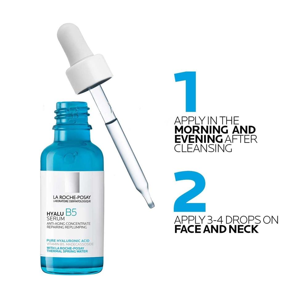 SÉRUM ÁCIDO HIALURÓNICO HIDRATANTE ANTIEDAD HYALU B5 LA ROCHE-POSAY 1.7 OZ / 50 ML - 6