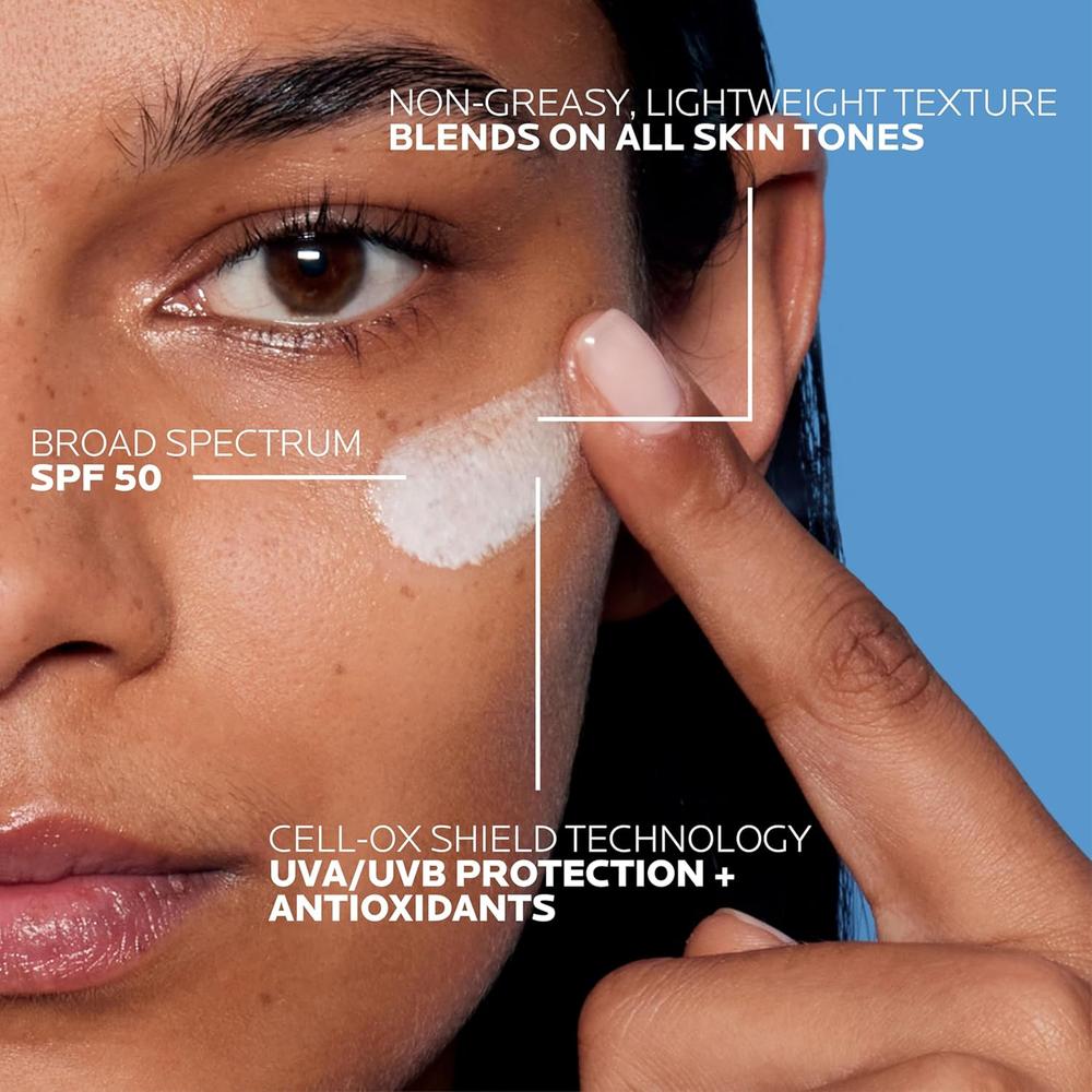 PROTECTOR SOLAR FACIAL SPF 50 UV TONE ANTHELIOS LA ROCHE-POSAY 1.7 OZ / 50 ML - 3