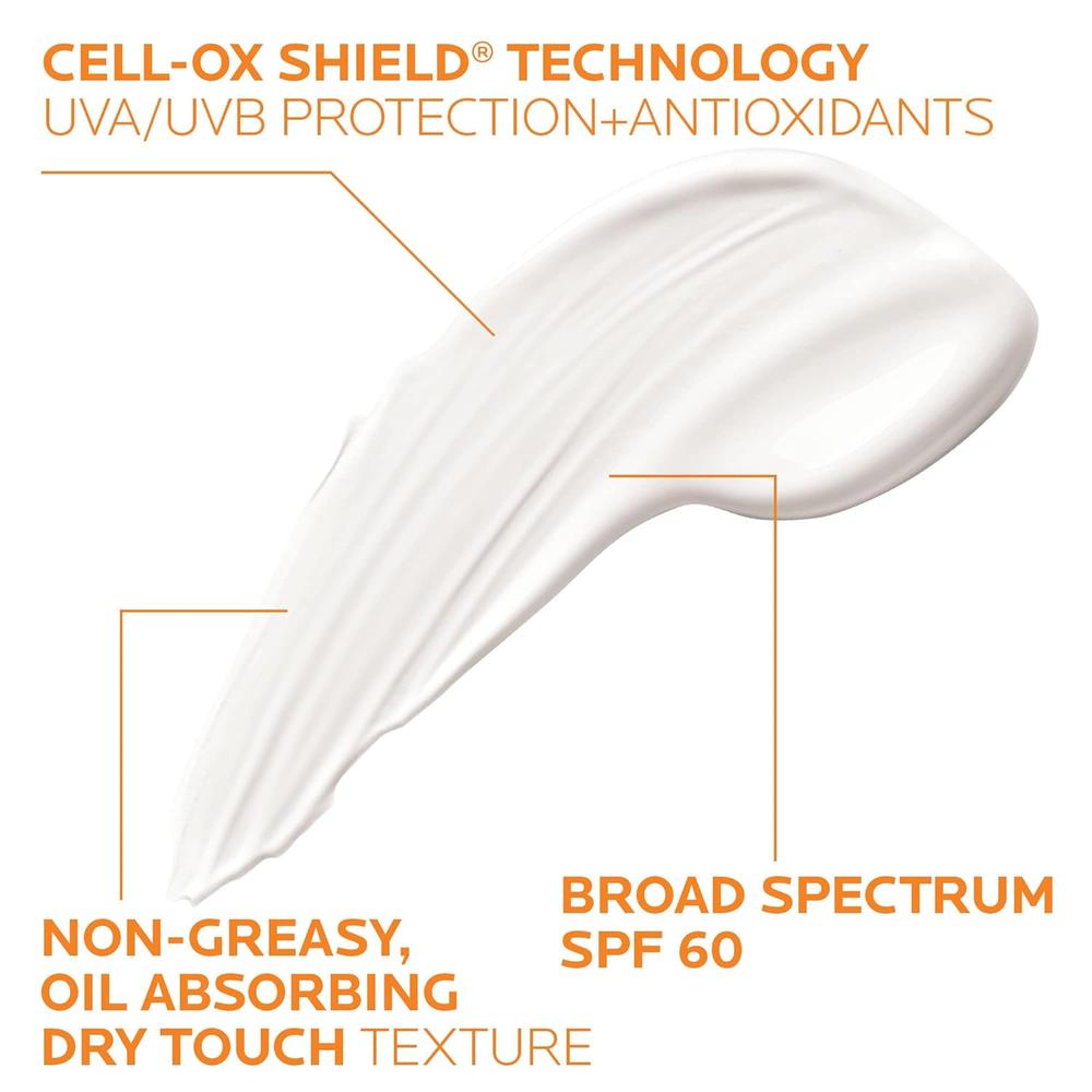 PROTECTOR SOLAR FACIAL SPF 60 CLEAR SKIN ANTHELIOS LA ROCHE-POSAY 1.7 OZ / 50 ML - 4