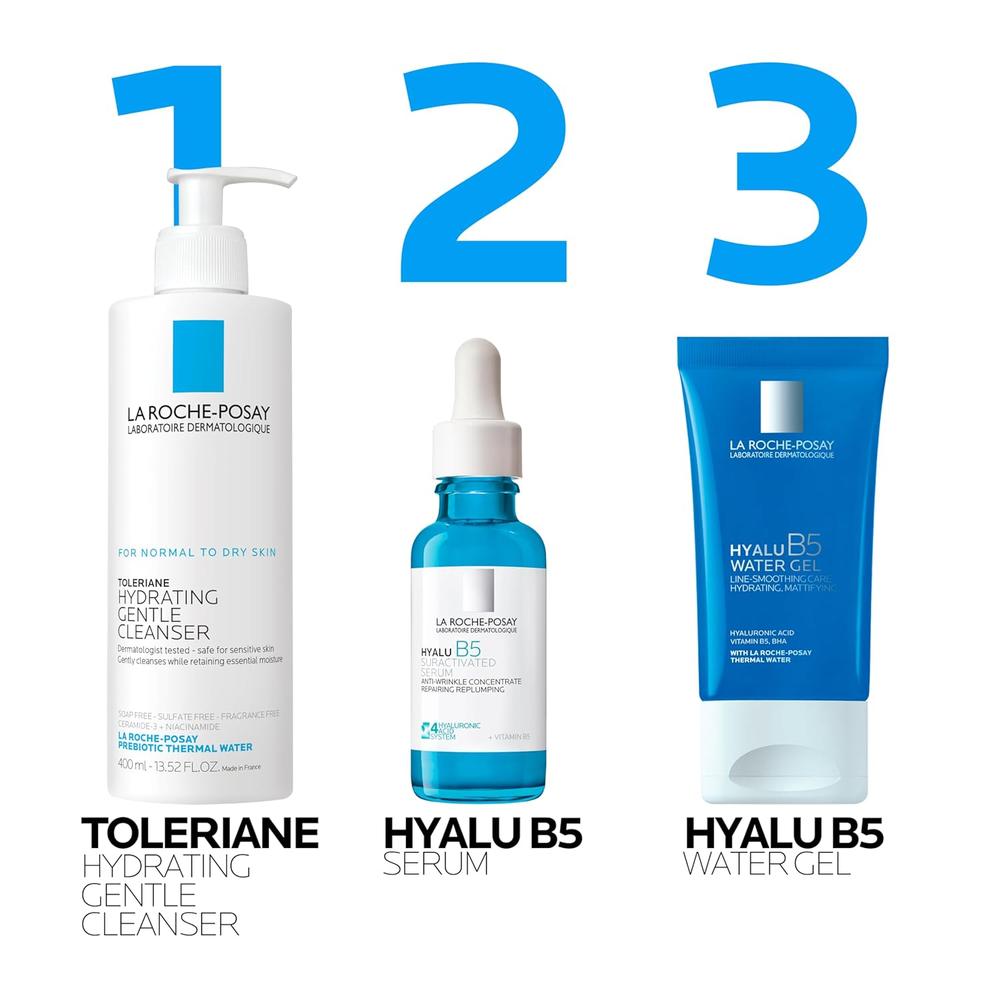 GEL CREMA HIDRATANTE ÁCIDO HIALURÓNICO HYALU B5 LA ROCHE-POSAY 1.35 OZ / 40 ML - 2