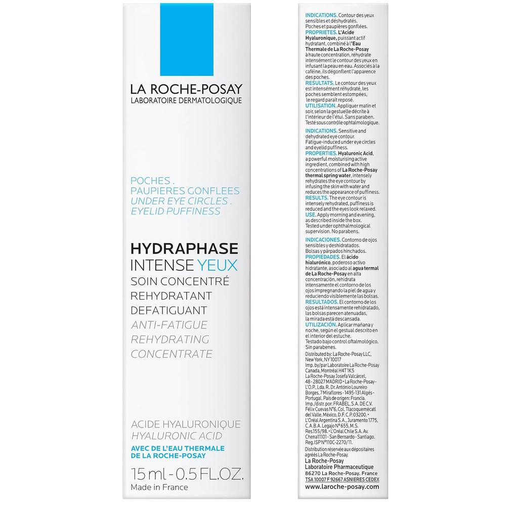 CONTORNO DE OJOS ÁCIDO HIALURÓNICO HYDRAPHASE INTENSE LA ROCHE-POSAY 0.5 OZ / 15 ML - 5
