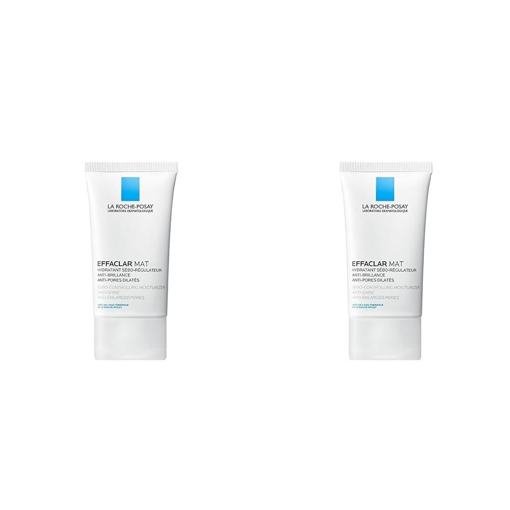 PACK 2 LA ROCHE-POSAY EFFACLAR MAT CREMA HIDRATANTE MATIFICANTE 1.35 OZ / 40 ML - 1
