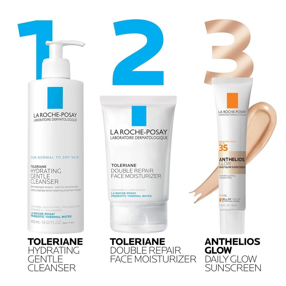 PROTECTOR SOLAR LA ROCHE-POSAY ANTHELIOS GLOW CON COLOR PEARL SPF 35 - 1.35 OZ / 40 ML - 2