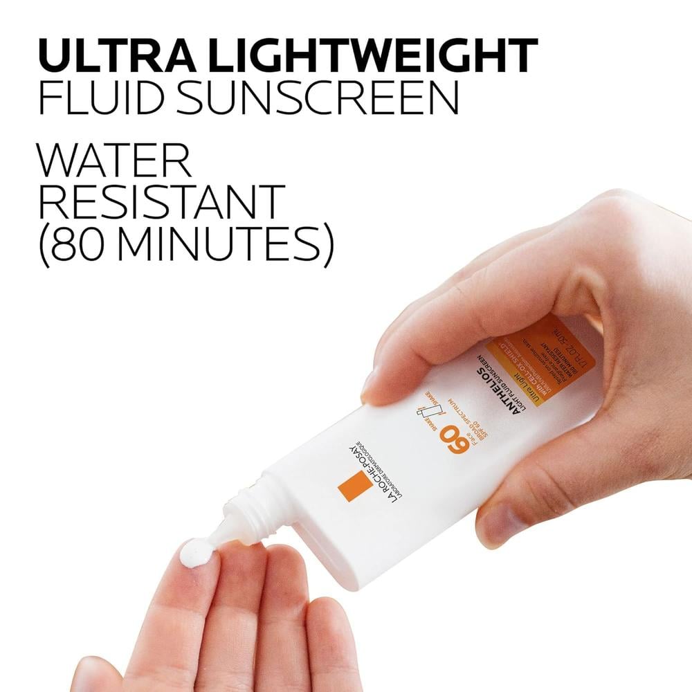 PROTECTOR SOLAR FACIAL LIGHT FLUID SPF 60 ANTHELIOS LA ROCHE-POSAY 1.7 OZ / 50 ML - 3