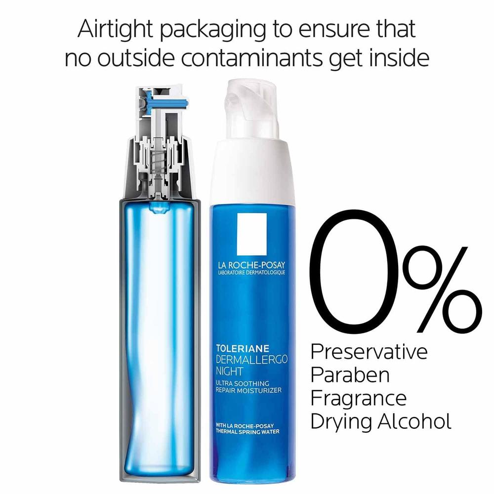 CREMA DE NOCHE HIDRATANTE TOLERIANE DERMALLERGO LA ROCHE-POSAY 1.35 OZ / 40 ML - 5
