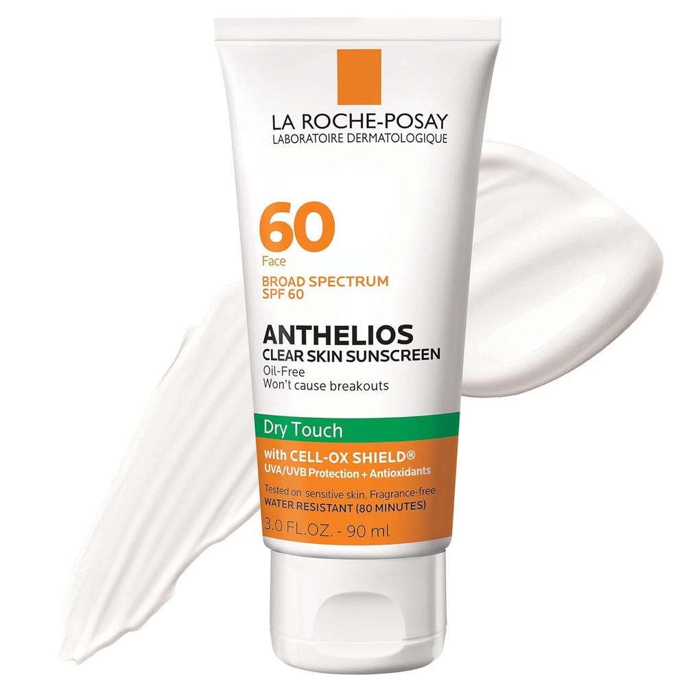 PROTECTOR SOLAR FACIAL SPF 60 CLEAR SKIN ANTHELIOS LA ROCHE-POSAY 3 OZ / 90 ML - 1