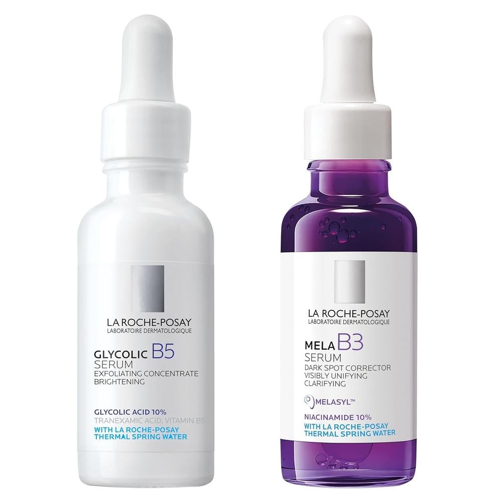 SET LA ROCHE-POSAY MELA B3 SÉRUM ANTIMANCHAS 30 ML + SÉRUM GLYCOLIC B5 30 ML - 1