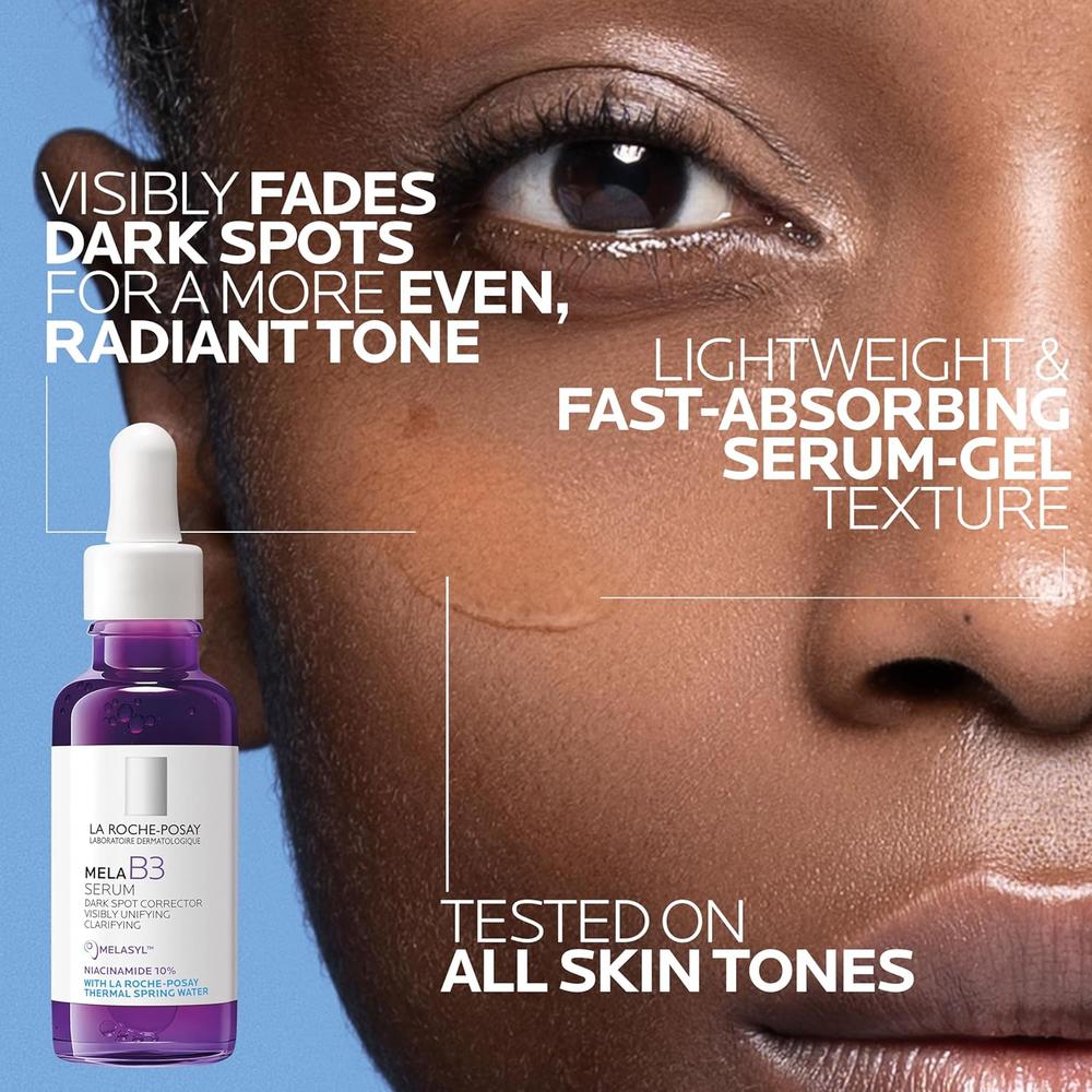 SET LA ROCHE-POSAY MELA B3 SÉRUM ANTIMANCHAS 30 ML + SÉRUM GLYCOLIC B5 30 ML - 6