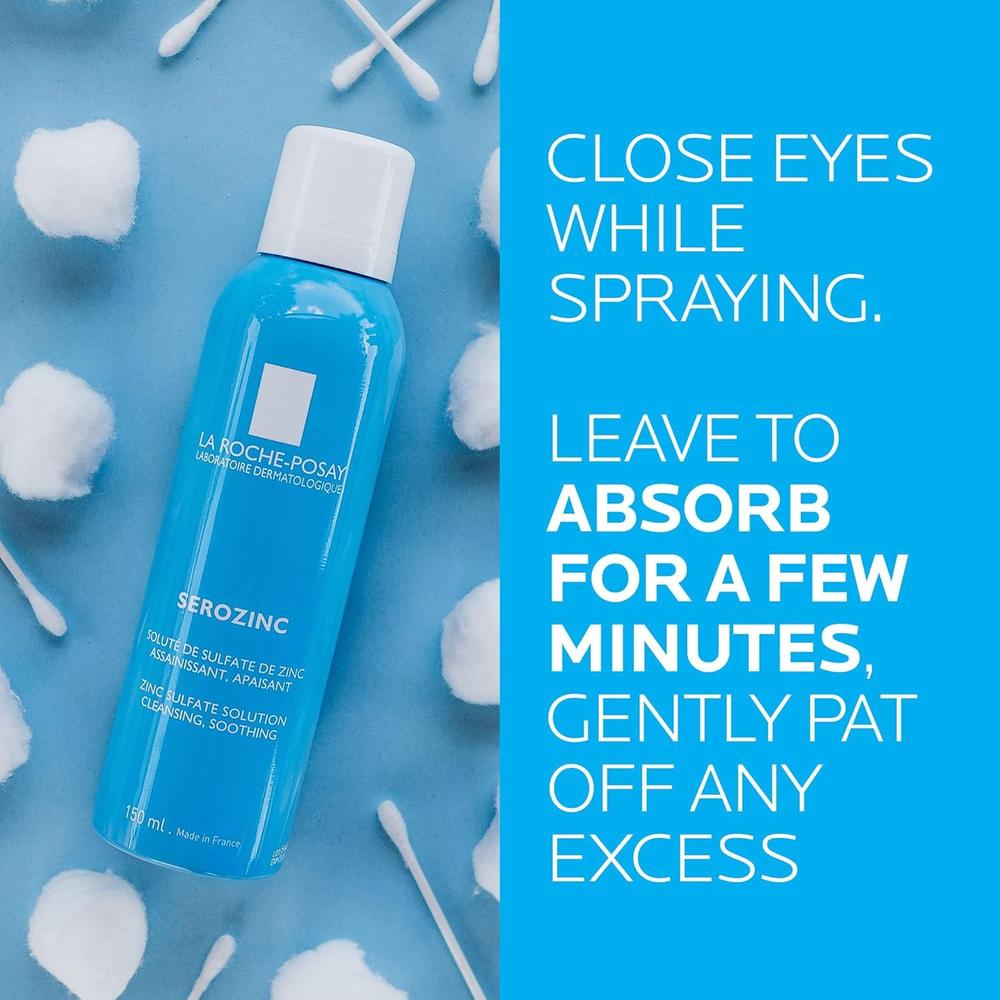 TÓNICO FACIAL MATIFICANTE SEROZINC LA ROCHE-POSAY 5 OZ / 150 ML - 4