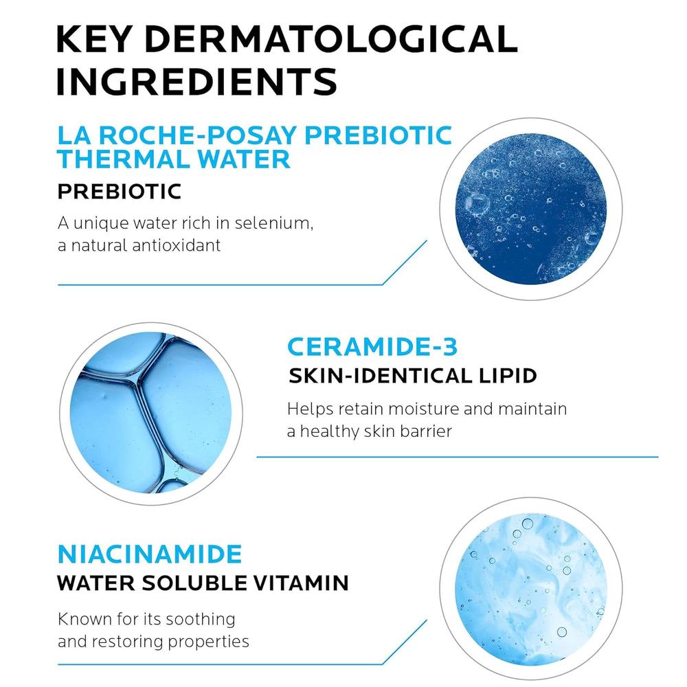 KIT LIMPIADOR FACIAL + CREMA FACIAL HIDRATANTE TOLERIANE DOUBLE REPAIR LA ROCHE-POSAY 13.5 OZ / 400 ML + 1.7 OZ / 50 ML - 4