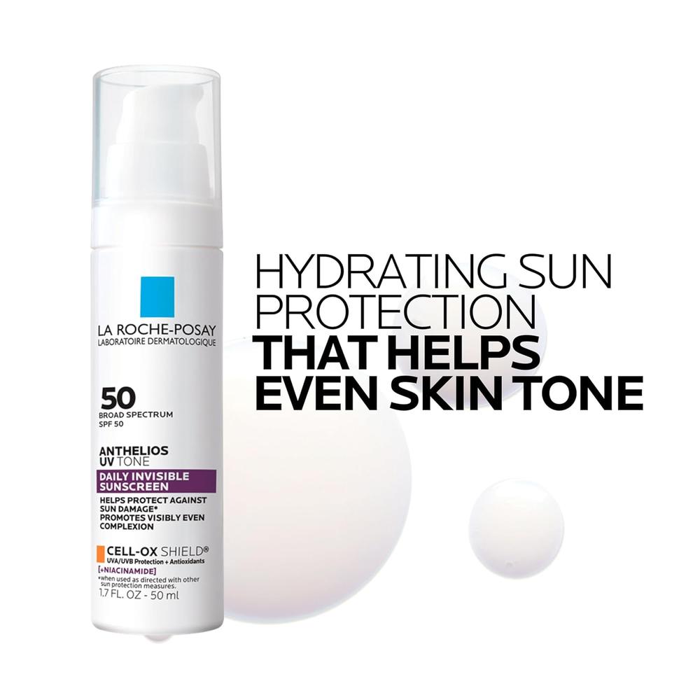 SET LA ROCHE-POSAY PURE VITAMINA C 12 SÉRUM FACIAL 1 OZ / 30 ML + ANTHELIOS UV TONE 1.7 OZ / 50 ML - 5