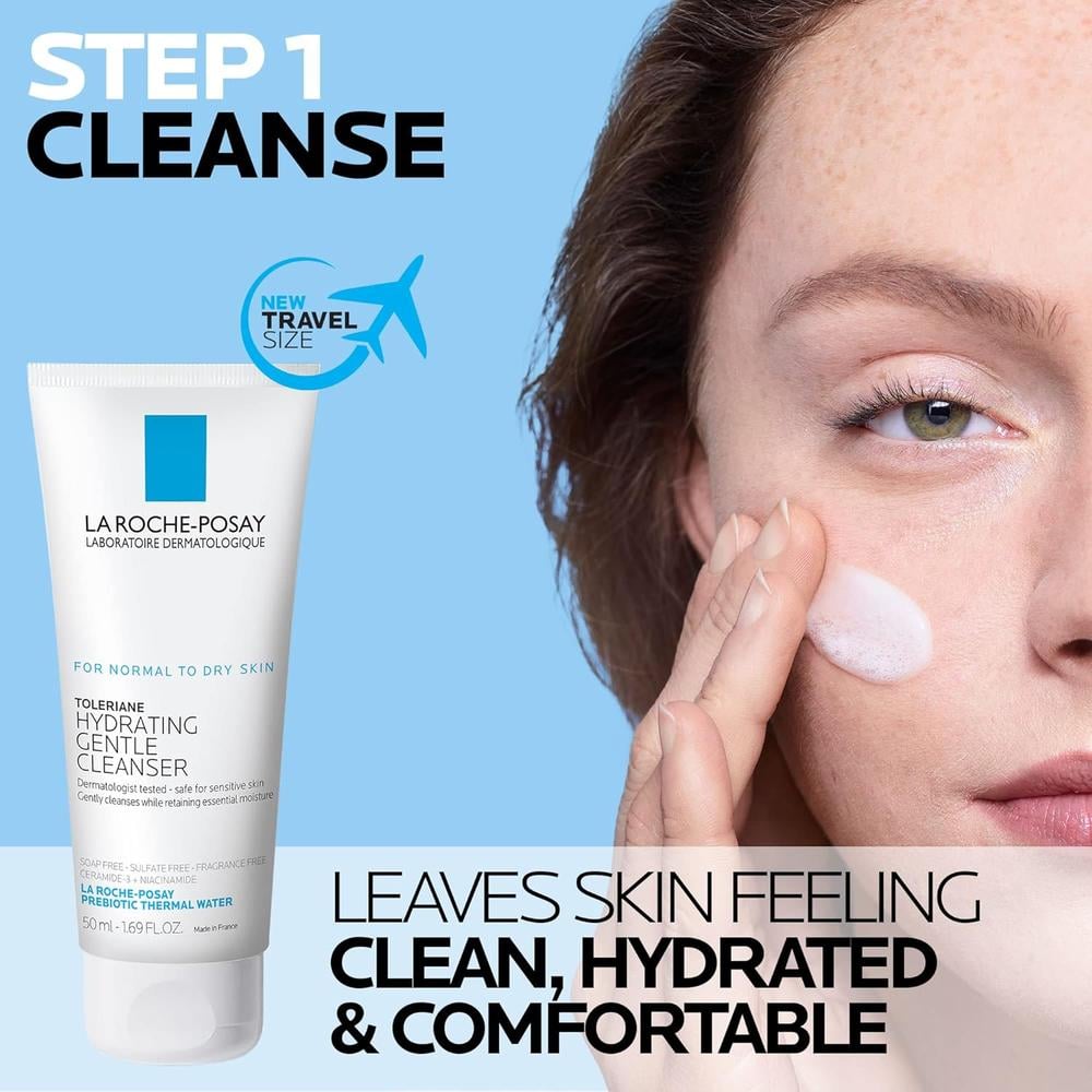 CREMA FACIAL HIDRATANTE TOLERIANE DOUBLE REPAIR LA ROCHE-POSAY 1.7 OZ / 50 ML - 2