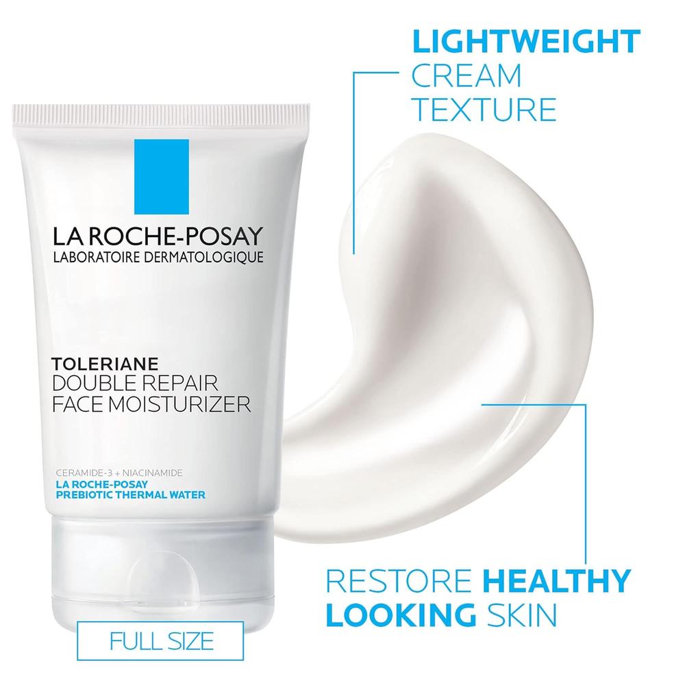 CREMA FACIAL HIDRATANTE TOLERIANE DOUBLE REPAIR LA ROCHE-POSAY 1.7 OZ / 50 ML - 6