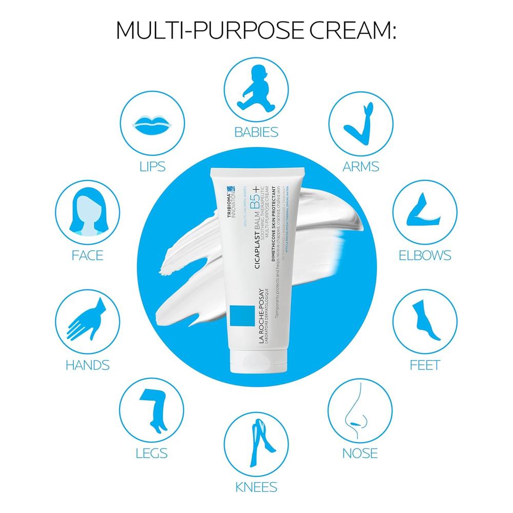 BÁLSAMO REPARADOR MULTIUSOS CICAPLAST BAUME B5 LA ROCHE-POSAY 3.4 OZ / 100 ML - 5