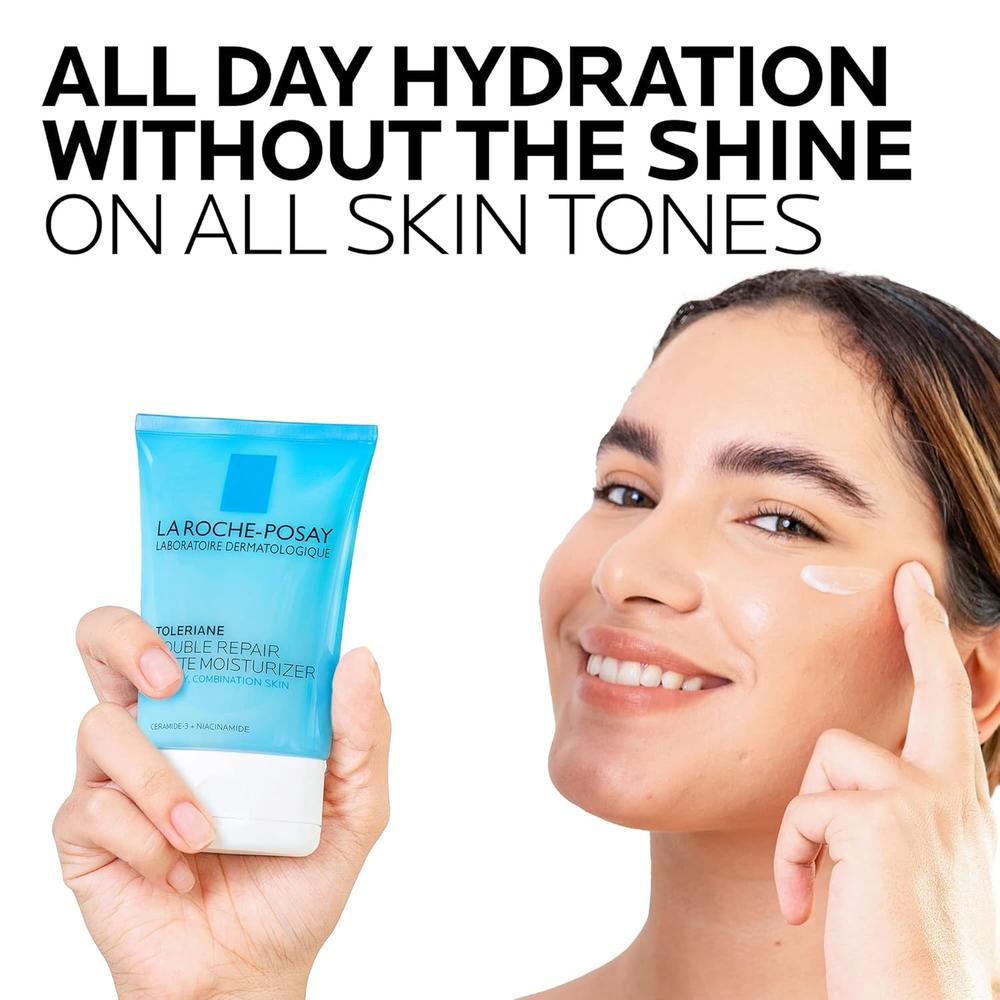 CREMA FACIAL MATIFICANTE TOLERIANE DOUBLE REPAIR LA ROCHE-POSAY 2.5 OZ / 75 ML - 5