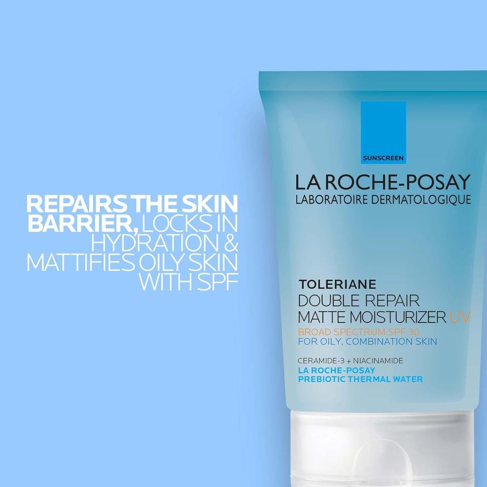 CREMA HIDRATANTE MATIFICANTE TOLERIANE DOUBLE REPAIR MATTE LA ROCHE-POSAY 3.4 OZ / 100 ML - 3