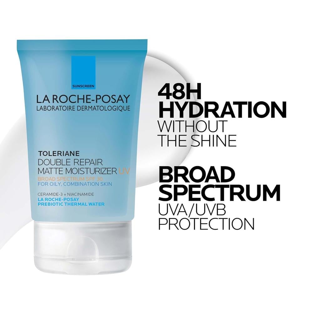 CREMA HIDRATANTE MATIFICANTE TOLERIANE DOUBLE REPAIR MATTE LA ROCHE-POSAY 3.4 OZ / 100 ML - 5