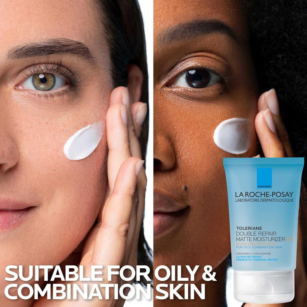 CREMA HIDRATANTE MATIFICANTE TOLERIANE DOUBLE REPAIR MATTE LA ROCHE-POSAY 3.4 OZ / 100 ML - 6