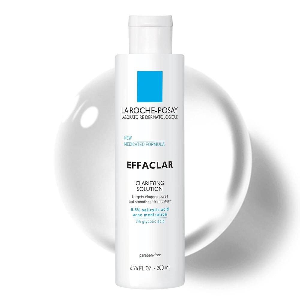 TÓNICO EXFOLIANTE ANTIACNÉ SOLUCIÓN CLARIFICANTE EFFACLAR LA ROCHE-POSAY 6.76 OZ / 200 ML - 1