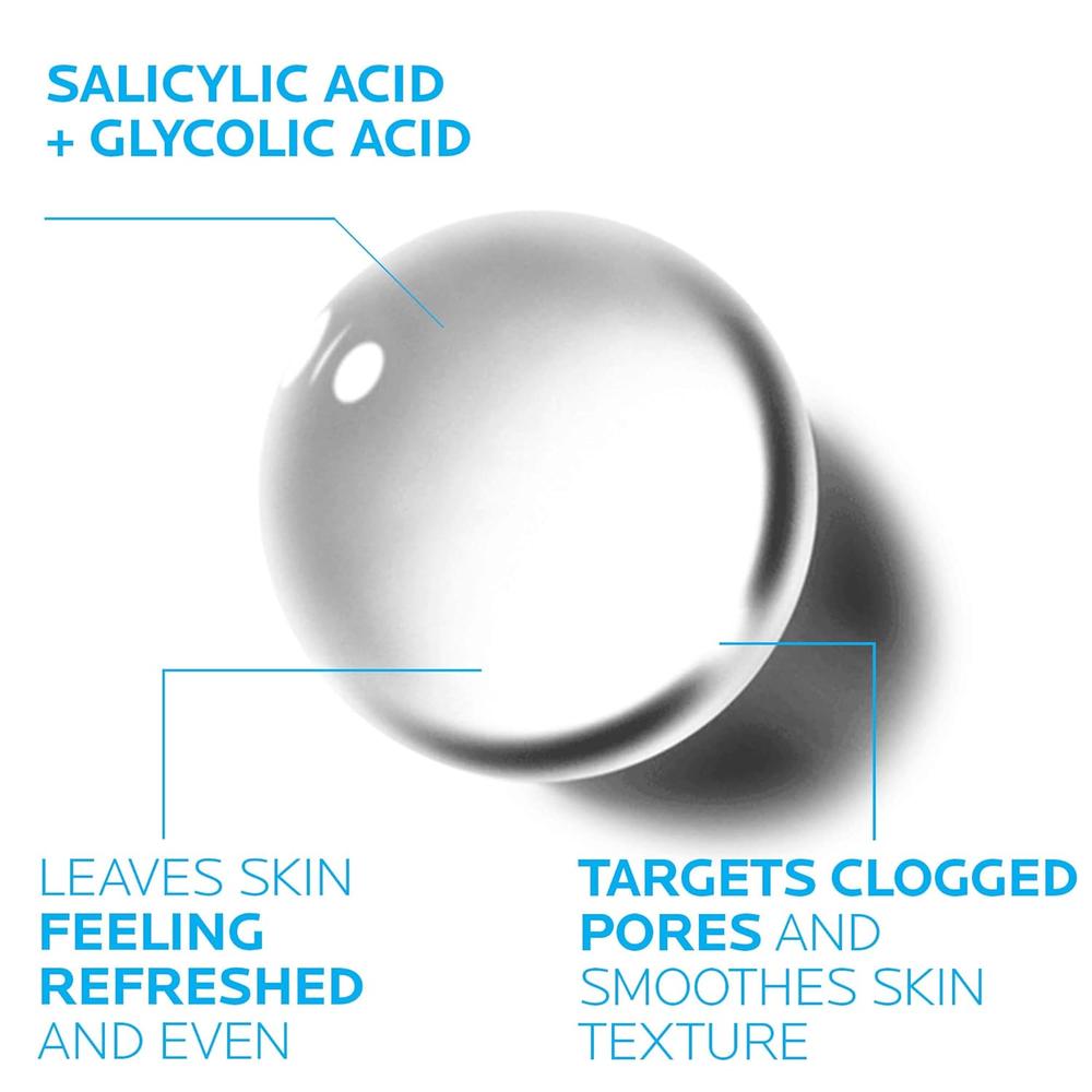 TÓNICO EXFOLIANTE ANTIACNÉ SOLUCIÓN CLARIFICANTE EFFACLAR LA ROCHE-POSAY 6.76 OZ / 200 ML - 3