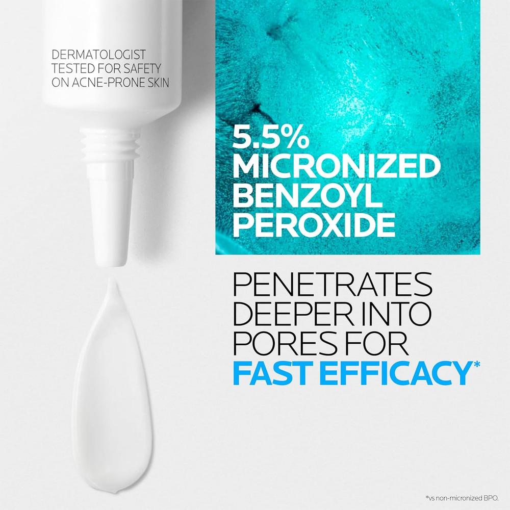 TRATAMIENTO ANTIACNÉ PERÓXIDO DE BENZOILO LA ROCHE-POSAY EFFACLAR BPO 5.5% 0.7 OZ / 20 ML - 6