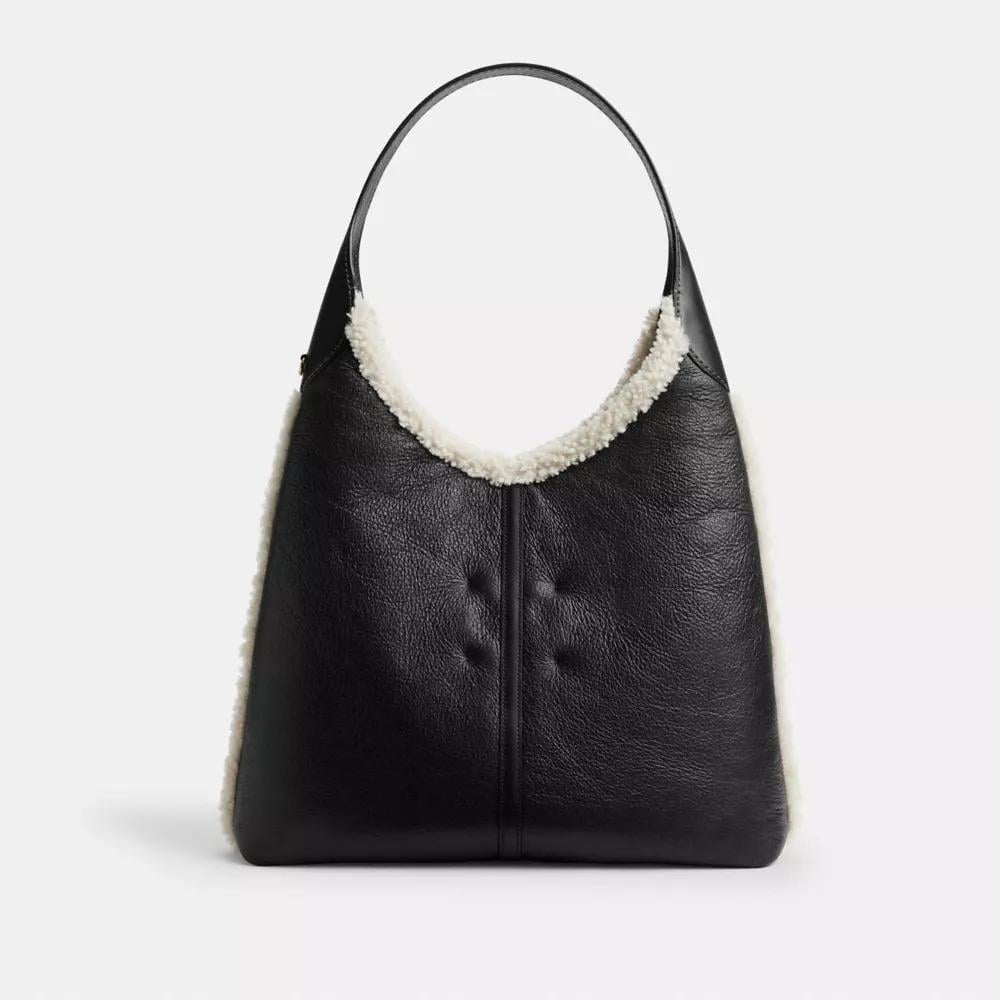 BOLSO COACH BROOKLYN 39 PIEL DE OVEJA | NEGRO - 3