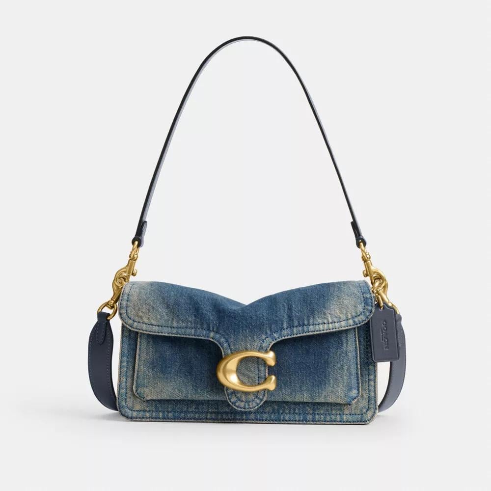 BOLSO COACH TABBY 26 | BRASS/ DARK INDIGO - 1