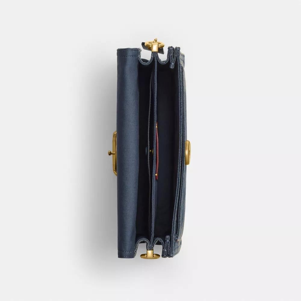 BOLSO COACH TABBY 26 | BRASS/ DARK INDIGO - 5