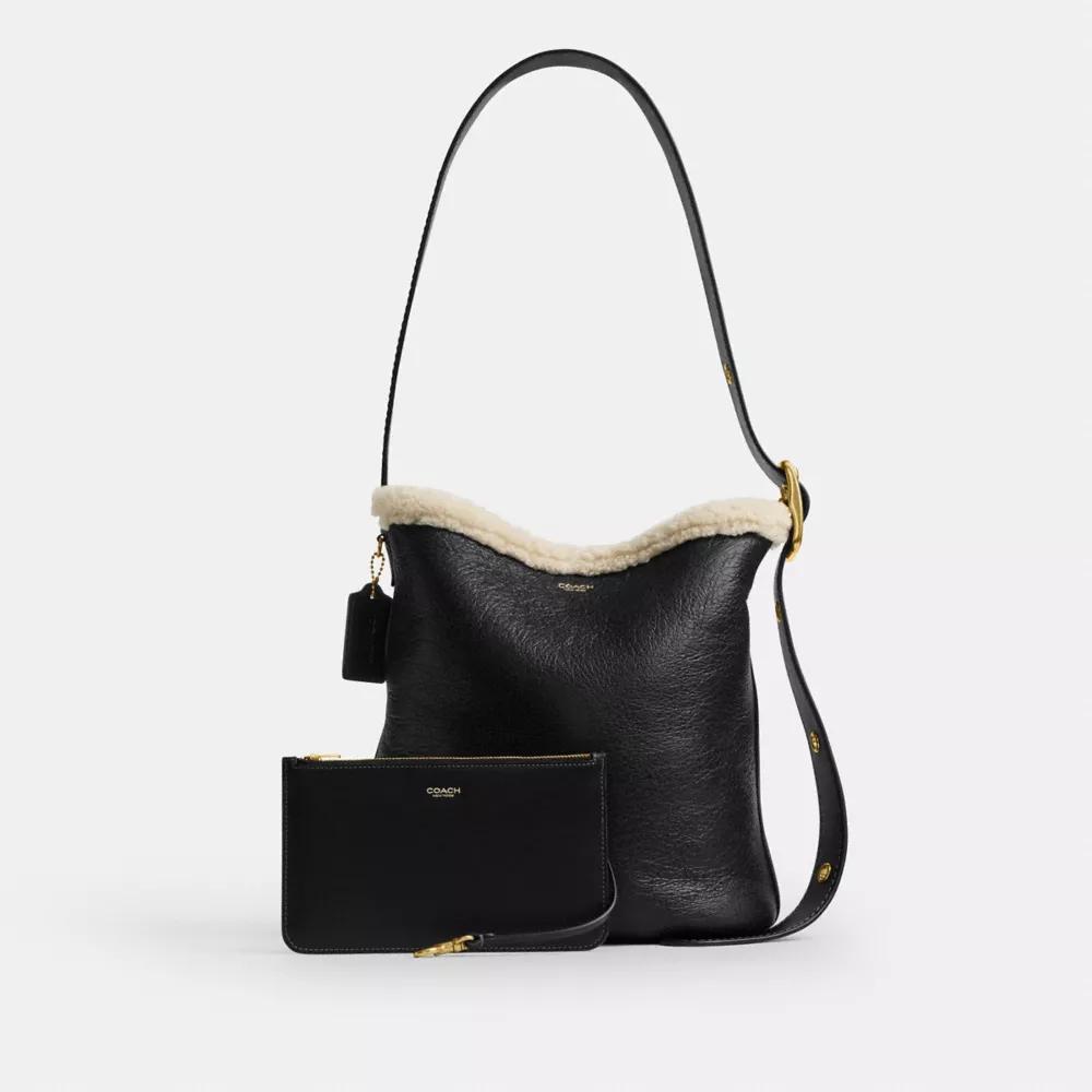 BOLSO COACH BLEECKER BUCKET PIEL DE OVEJA | NEGRO - 2