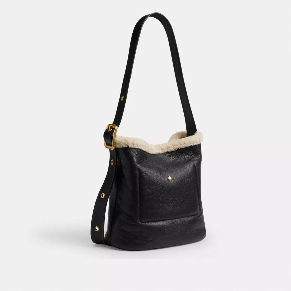 BOLSO COACH BLEECKER BUCKET PIEL DE OVEJA | NEGRO - 3