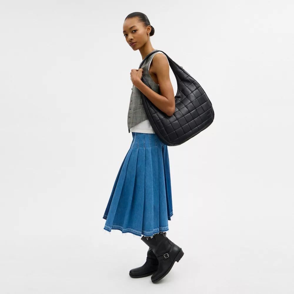 BOLSO COACH GRANDE ALTER/EGO MEDIA LUNA | NEGRO - 5