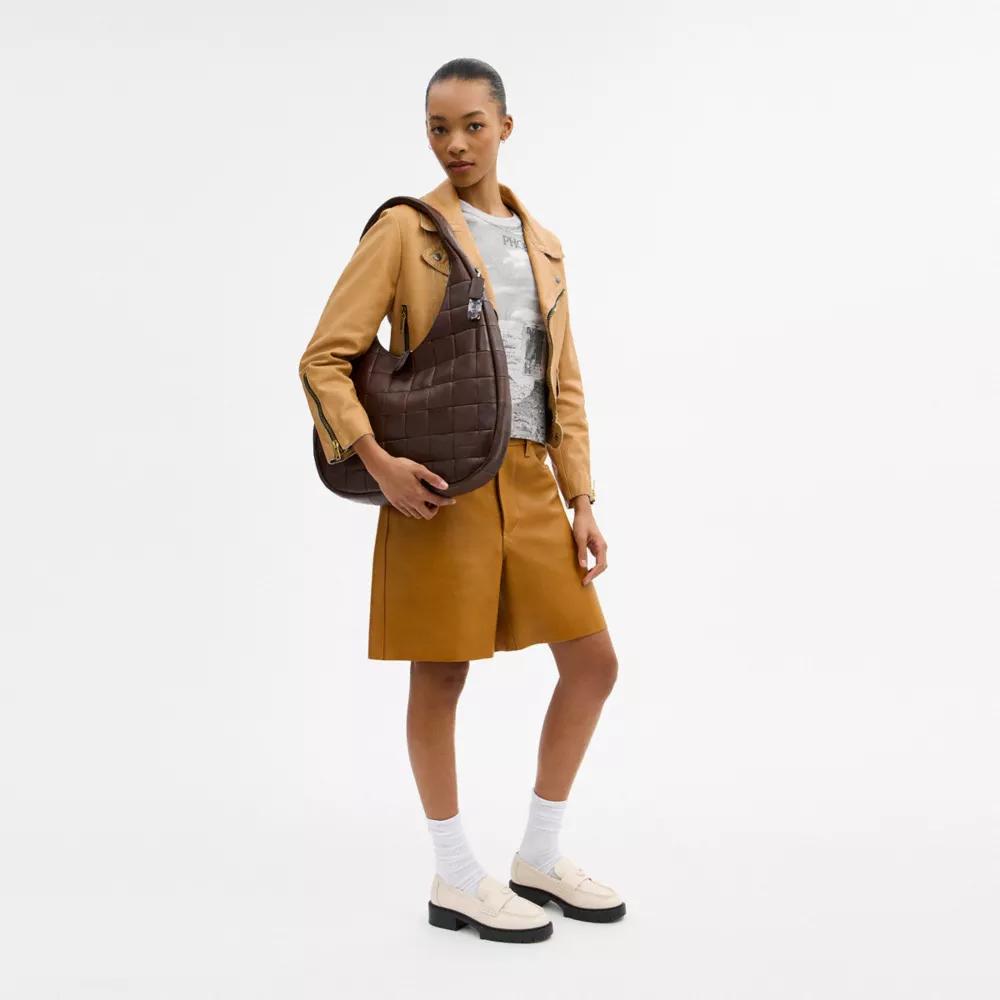 BOLSO COACH GRANDE ALTER/EGO MEDIA LUNA | MARRÓN MORO - 5