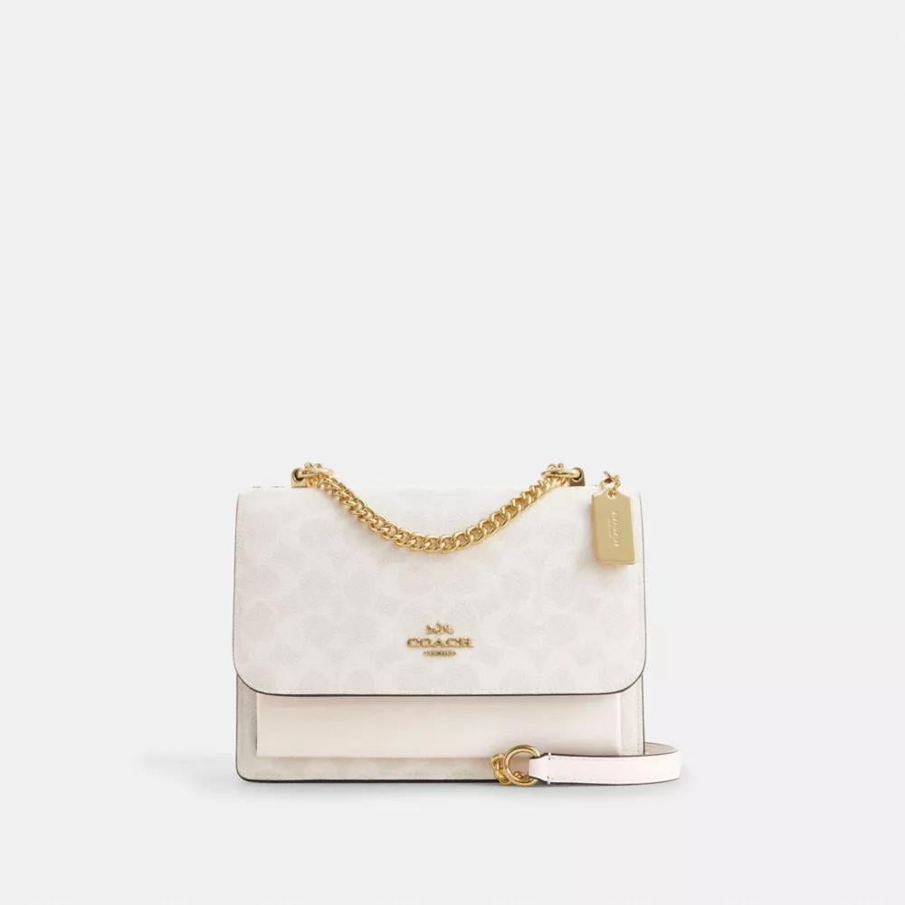 BOLSO COACH CROSSBODY BAG KLARE | BLANCO / DORADO - 1