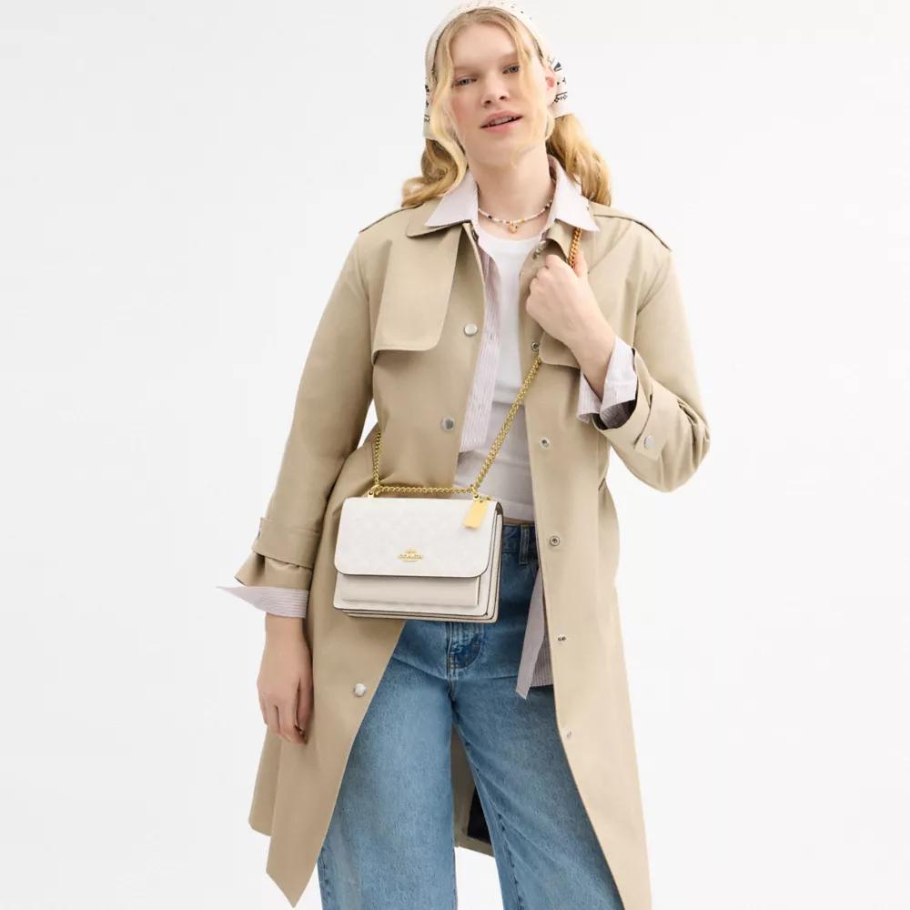 BOLSO COACH CROSSBODY BAG KLARE | BLANCO / DORADO - 5