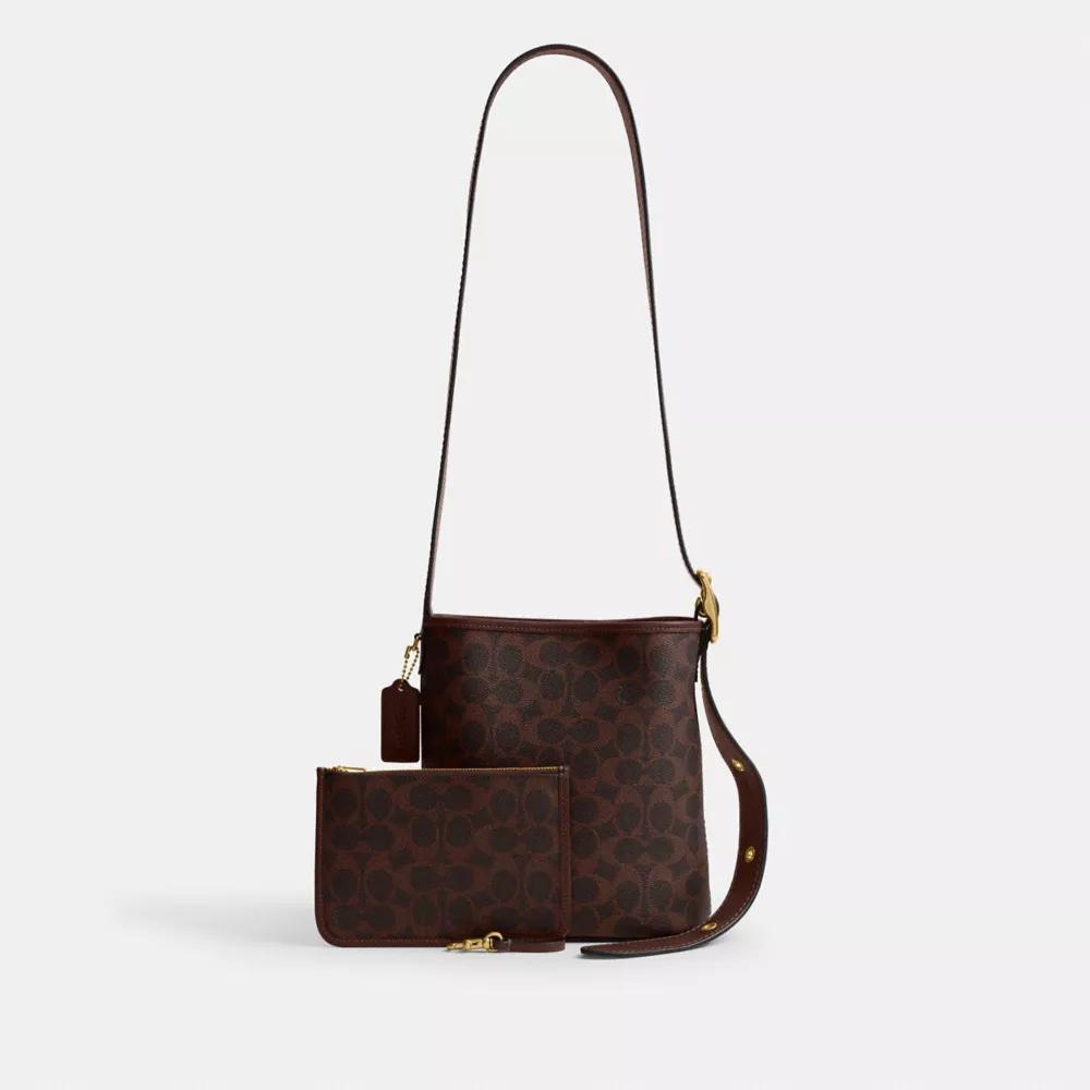 BOLSO COACH BLEECKER BUCKET 21 | MARRÓN - 2