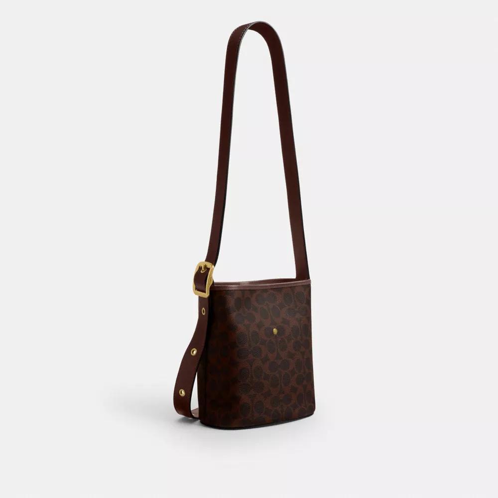 BOLSO COACH BLEECKER BUCKET 21 | MARRÓN - 3