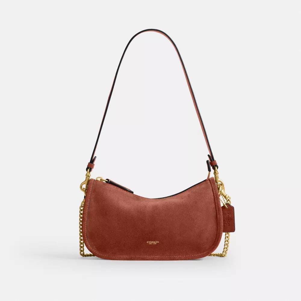 BOLSO COACH WAVERLY | BRASS/ CLAY - 1