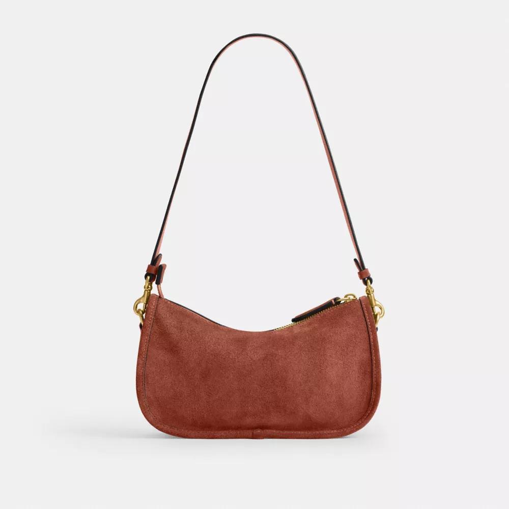 BOLSO COACH WAVERLY | BRASS/ CLAY - 3