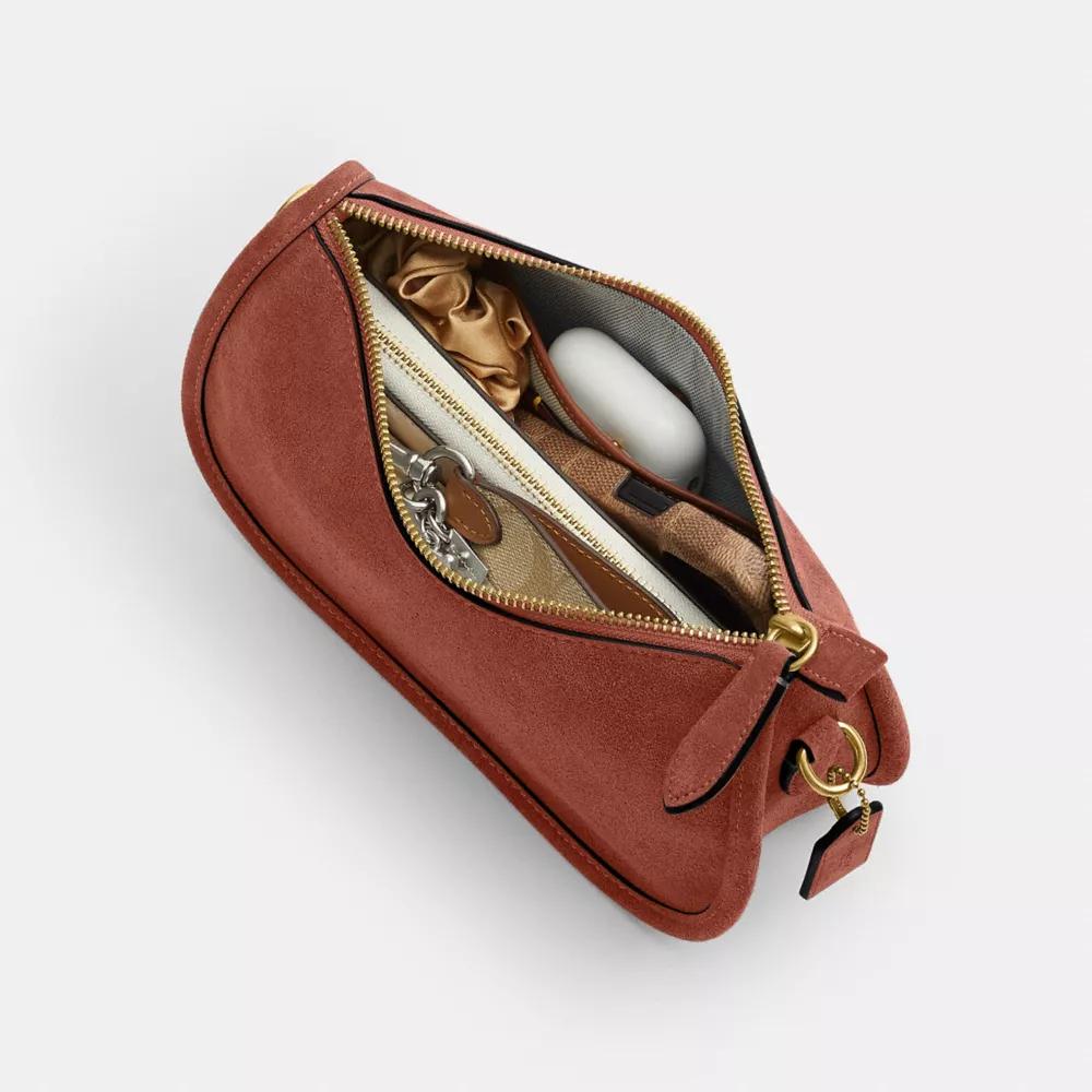 BOLSO COACH WAVERLY | BRASS/ CLAY - 4