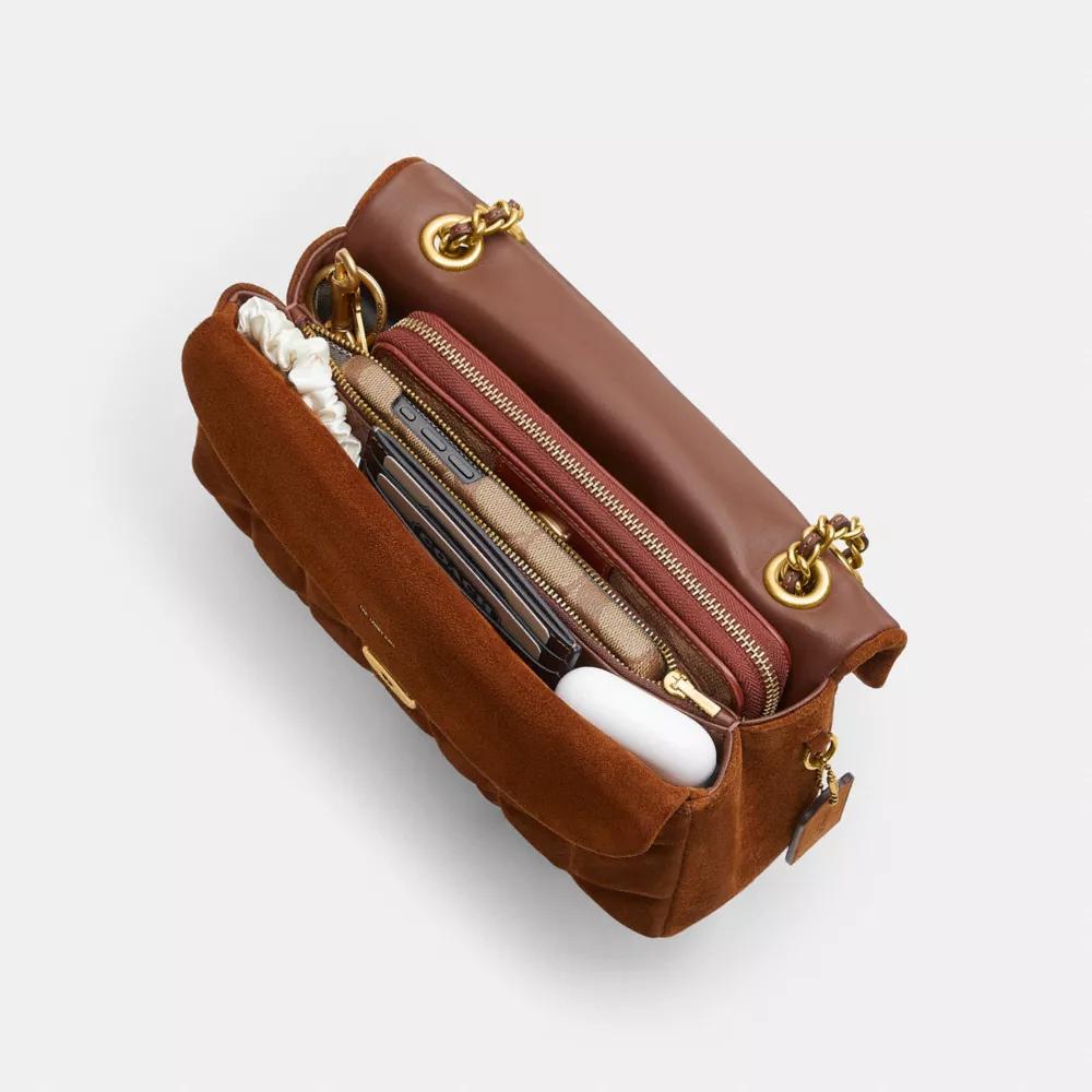 BOLSO COACH TABBY 26 | BRASS/ WARM BROWN - 4