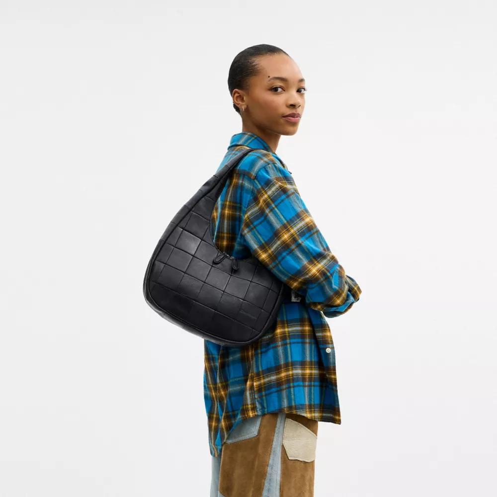 BOLSO COACH ALTER/EGO MEDIA LUNA | NEGRO - 5