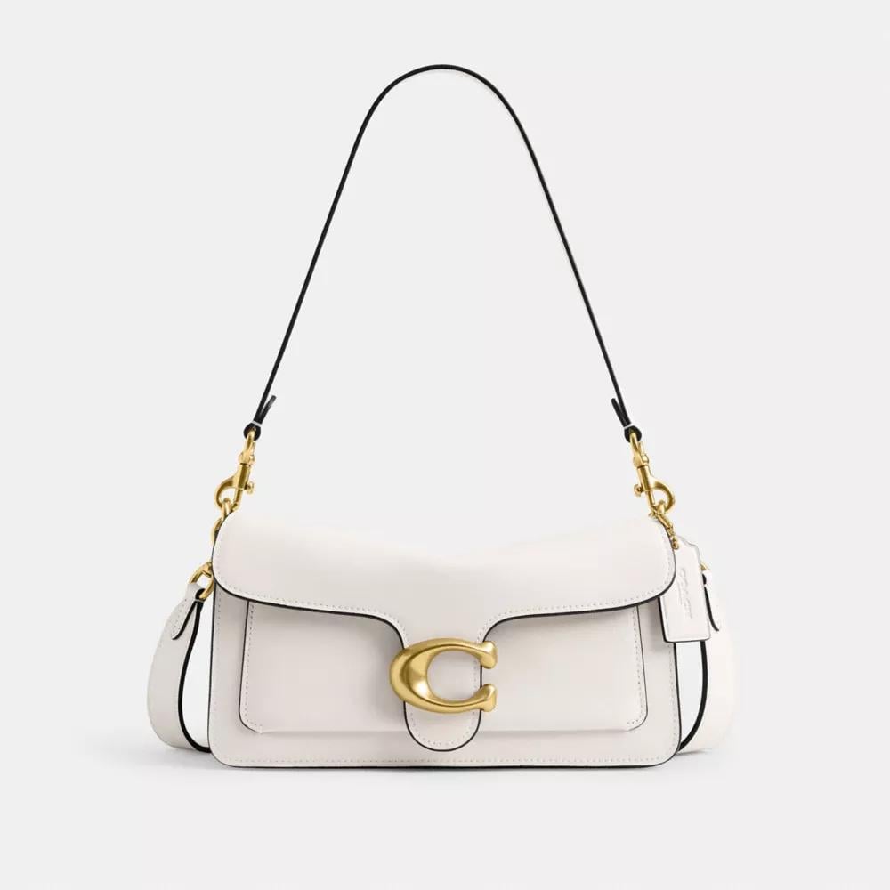 BOLSO COACH TABBY 26 | BRASS/ WHITE - 1