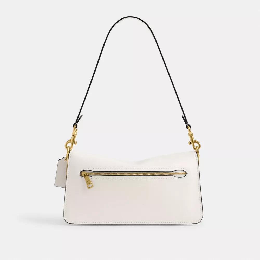 BOLSO COACH TABBY 26 | BRASS/ WHITE - 3