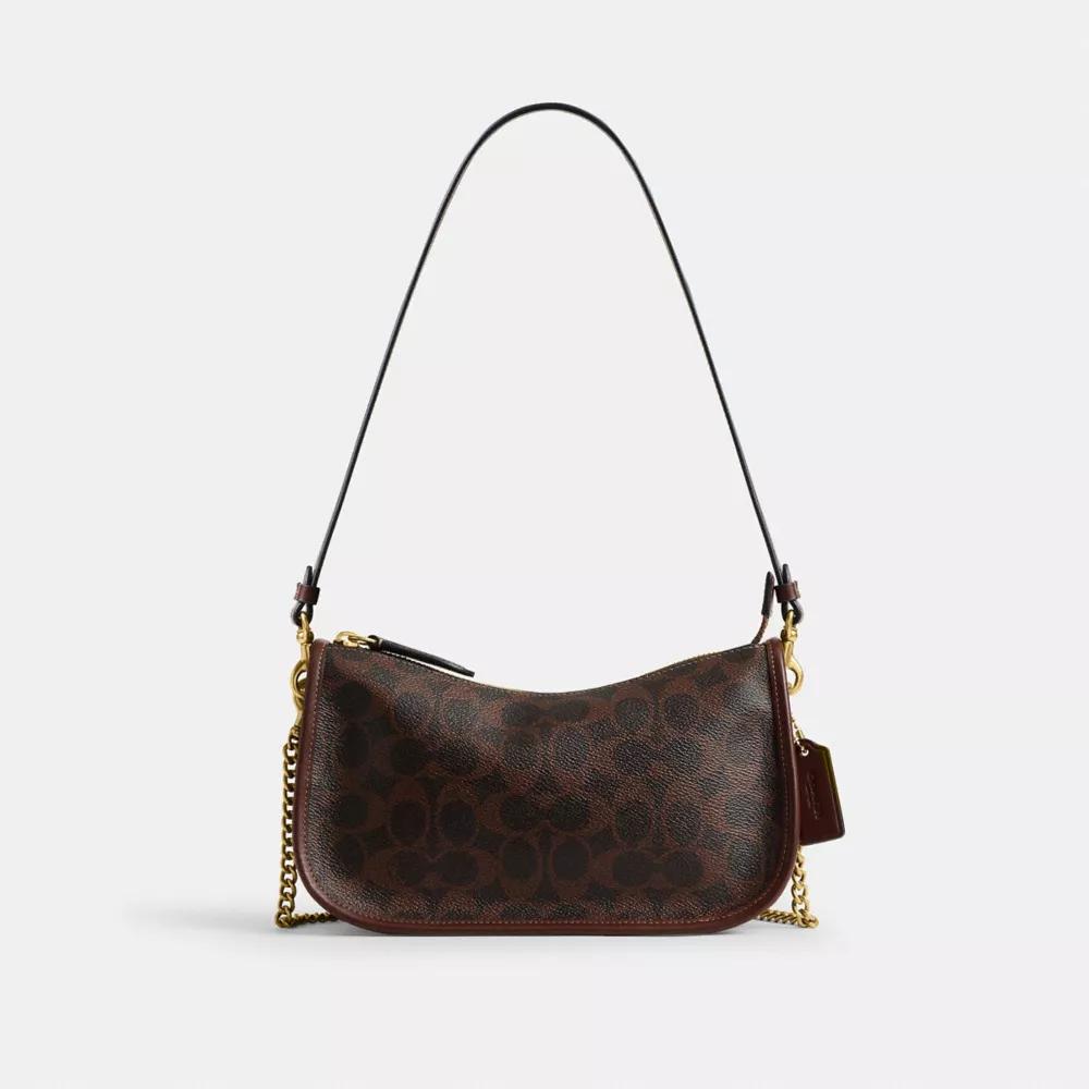 BOLSO COACH WAVERLY BRILLANTE | BRASS/ MAPLE - 1