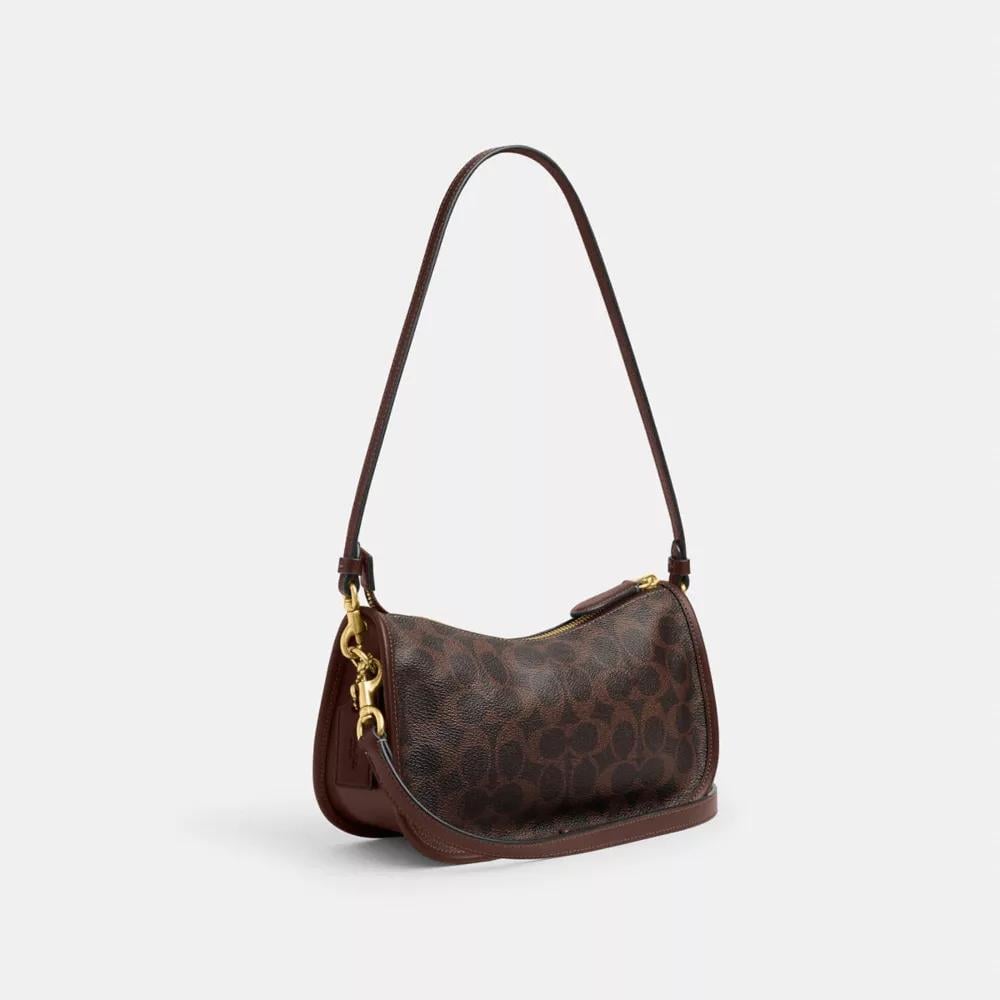 BOLSO COACH WAVERLY BRILLANTE | BRASS/ MAPLE - 2