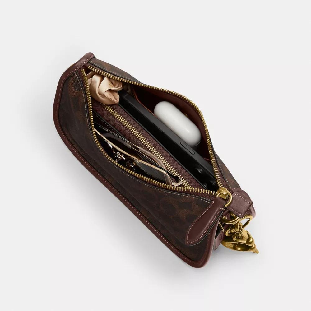 BOLSO COACH WAVERLY BRILLANTE | BRASS/ MAPLE - 4
